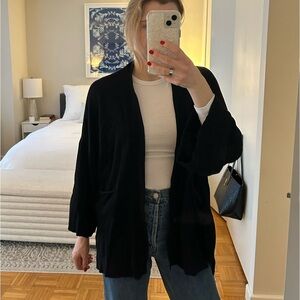 Zara Black Boxy Cardigan